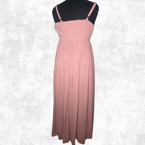 Torrid Blush Pink Maxi Dress – Size 0 – Boho Romantic Flow - Picture 3 of 7